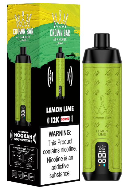 Al Fakher Crown Bar 12000 Vape Lemon Lime Liquid