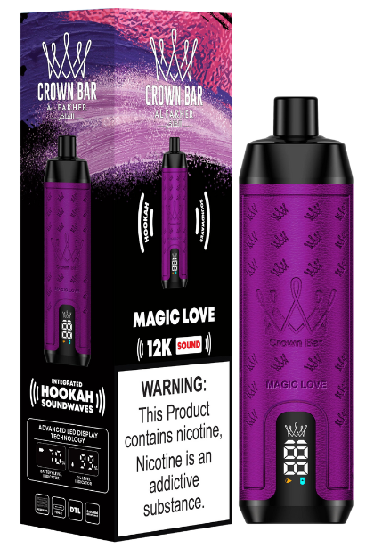 Al Fakher Crown Bar Vape 15000 Züge Magic Love Liquid