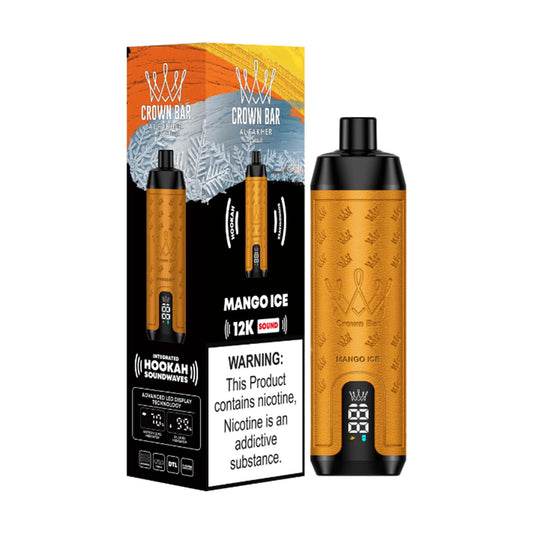 Al Fakher Crown Bar Vape 12000 Züge Mango Ice Liquid