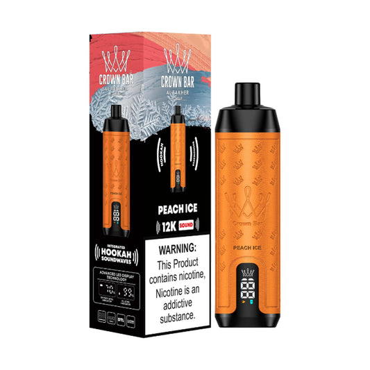 Al Fakher Crown Bar Vape 12000 Züge Peach Ice Liquid